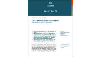 Policy Paper: Migrantenorganisationen in Deutschland (Cover)