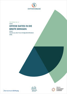 Offene Daten in die Breite bringen (Cover des Memo Papers)