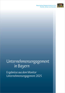 Unternehmensengagement in Bayern (Cover der Publikation)