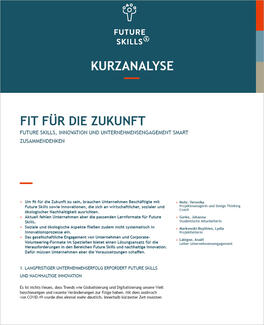 Future Skills durch Engagement: Kurzanalyse (Cover)
